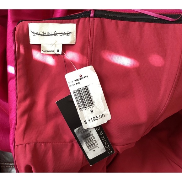 SACHIN & BABI ONE SHOULDER GOWN, RESORT 2022 COLLECTION - Picture 7 of 8